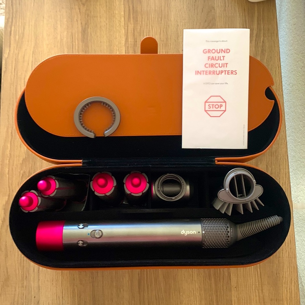 Refurbished Dyson Airwrap™ styler Complete (Nickel/Fuchsia) with the box